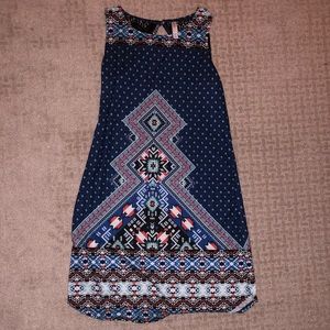 Sleeveless Patterned Xhilaration Dress